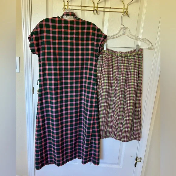 Ace & Jig Pink and Green Dress and Skirt Bundle XS - Picture 4 of 5